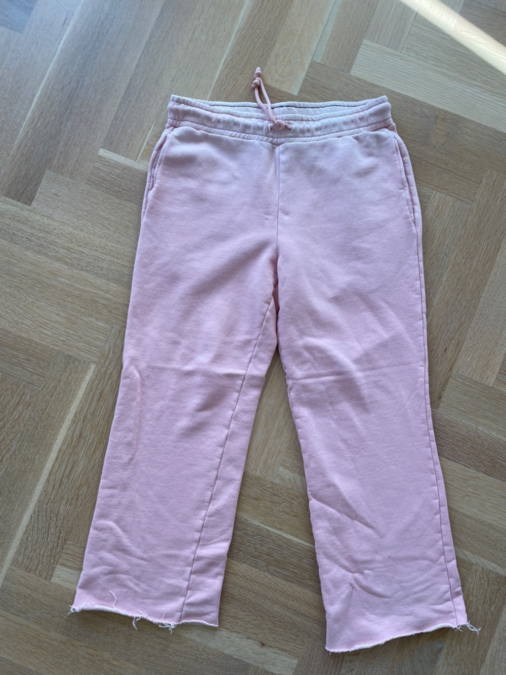 Cotton Citizen raw edge sweatpants size large